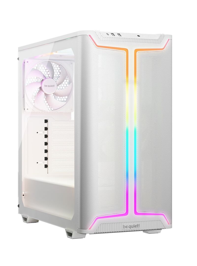 be quiet! Pure Base 501 DX kabinett midtårn ATX ARGB svart forfra