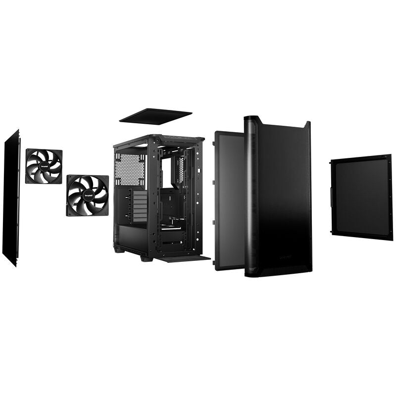 be quiet! Pure Base 501 kabinett midtårn oversikt innvendig