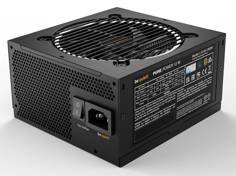 be quiet! Pure Power 12M strømforsyning detalj av modulære kabler