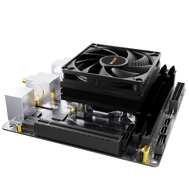 Montert be quiet! Pure Rock LP CPU-kjøler 92 mm i PC