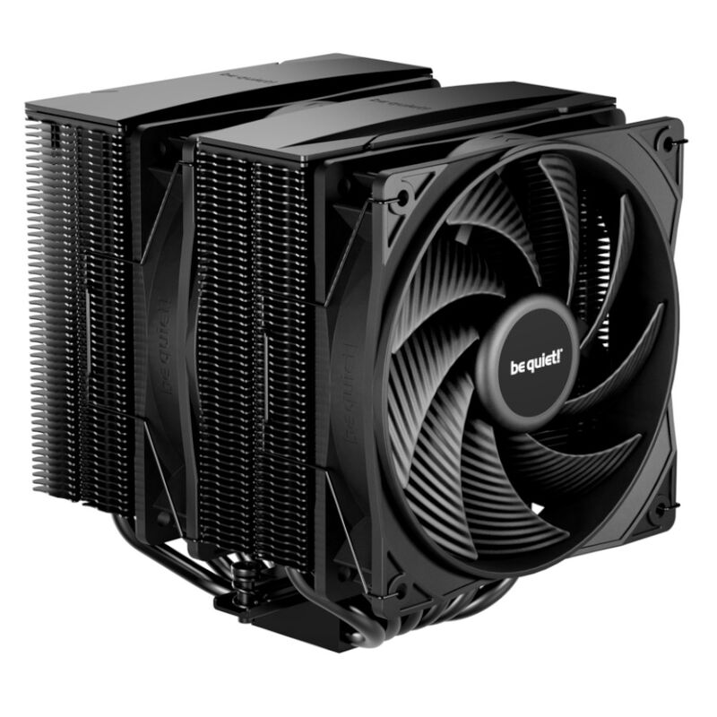 be quiet! Pure Rock Pro 3 CPU-kjøler 120 mm dobbelttårn svart forfra