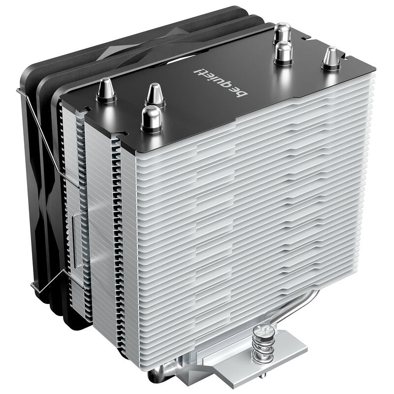 be quiet! Pure Rock Slim 3 CPU-kjøler detalj av heatpipes i svart
