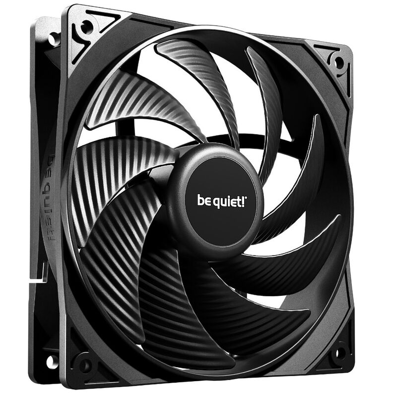 be quiet! Pure Wings 3 120 mm vifte PWM High-Speed 3-pack svart bakside