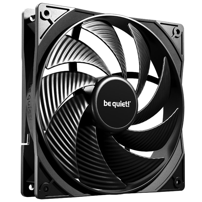 be quiet! Pure Wings 3 High-Speed vifte 140 mm PWM 3-pakk svart bakside