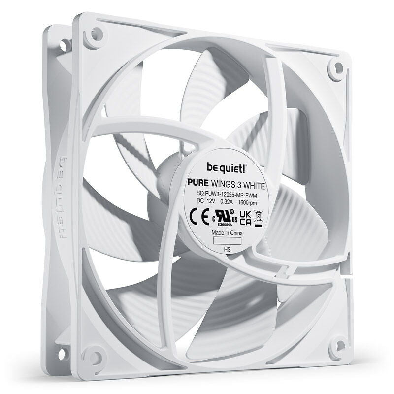 be quiet! Pure Wings 3 PWM High Speed vifte 140 mm hvit bakside