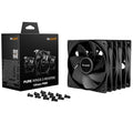 be quiet! Pure Wings 3 PWM Reverse vifte 120 mm svart 3-pakk forfra