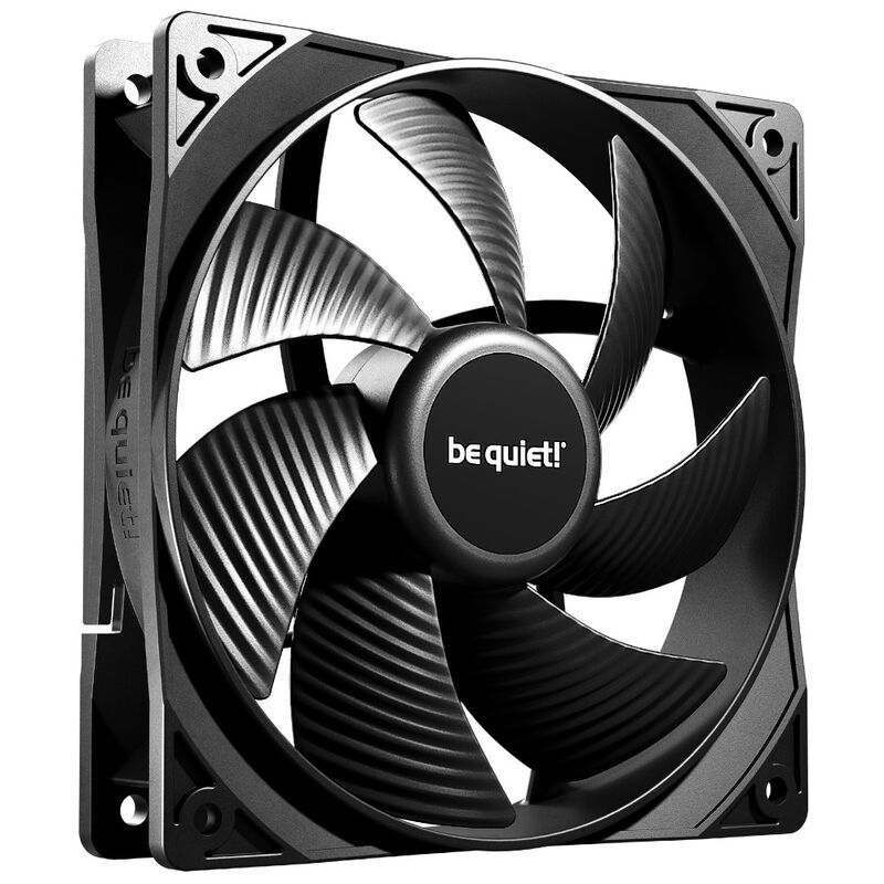 be quiet! Pure Wings 3 PWM vifte 120 mm svart 3-pakning bakside