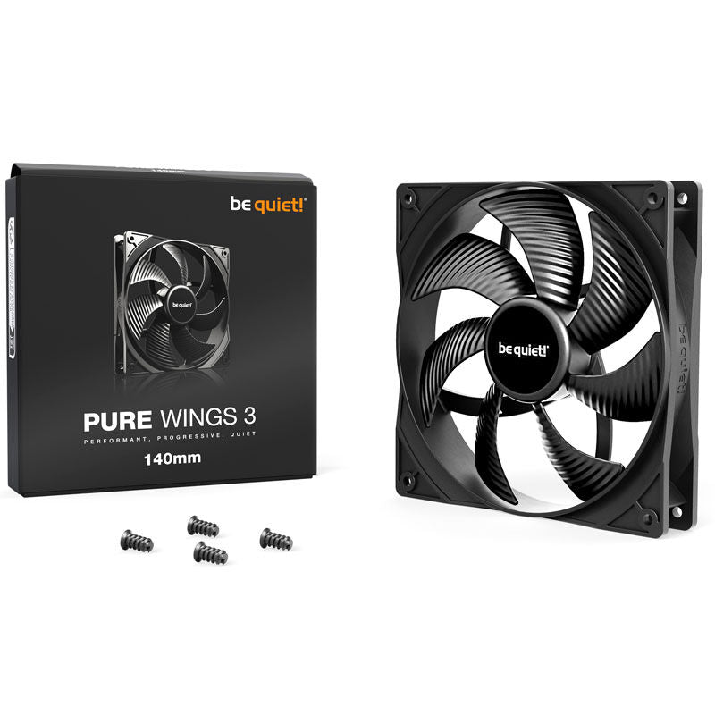 be quiet! Pure Wings 3 vifte 140 mm 3-pin detalj
