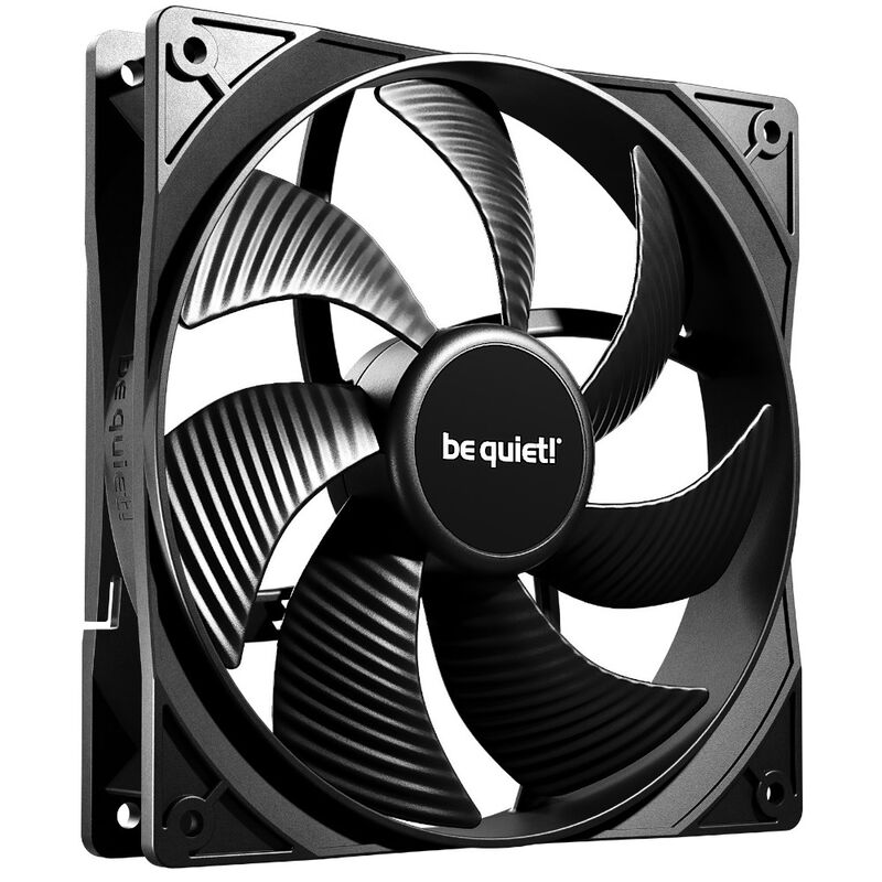 be quiet! Pure Wings 3 vifte 140 mm PWM 3-pack svart bakside