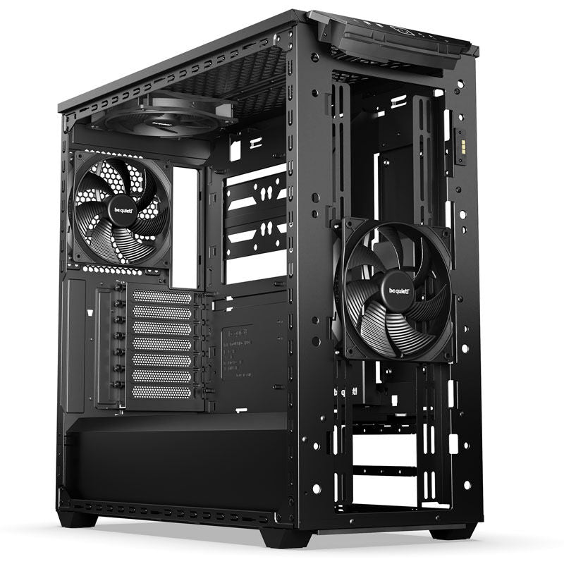 be quiet! Shadow Base 800 DX kabinett bakside med ventilasjon
