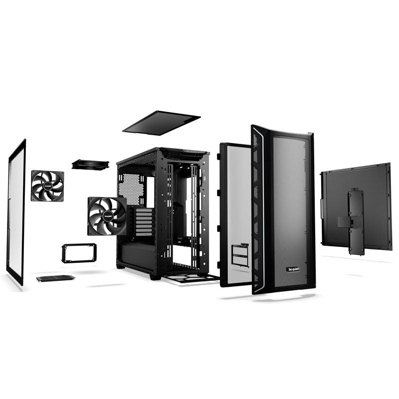 be quiet! Shadow Base 800 DX kabinett med åpent sidepanel