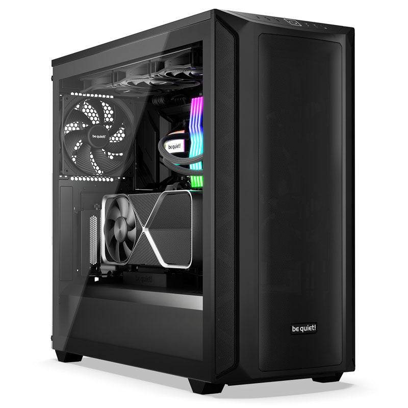 be quiet! Shadow Base 800 kabinett midtårn frontpanel