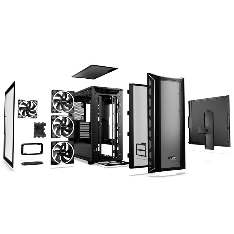 be quiet! Shadow Base 800 FX kabinett luftstrøm og ventilasjon