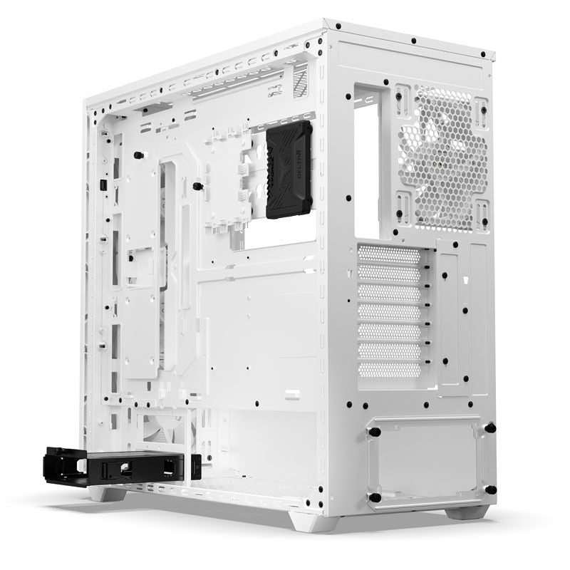 Detalj av tempered glass på be quiet! Shadow Base 800 FX kabinett
