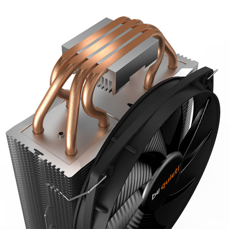 Nærbilde av be quiet! Shadow Rock Slim 2 kobberheatpipes