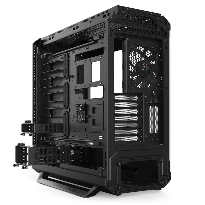 be quiet! Silent Base 802 Window kabinett midtårn E-ATX svart montert med komponenter