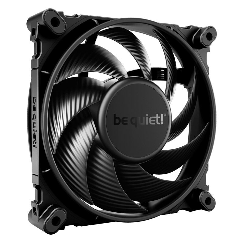 be quiet! Silent Wings 4 PWM vifte 120 mm svart forfra