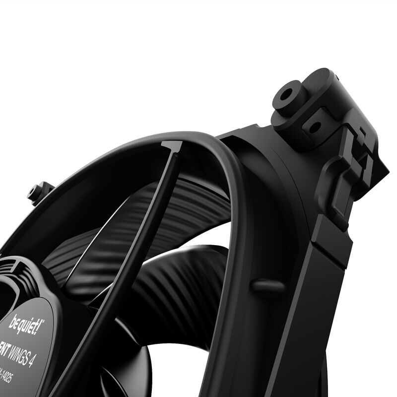 be quiet! Silent Wings 4 PWM vifte 140 mm High Speed svart detalj av vifteblader
