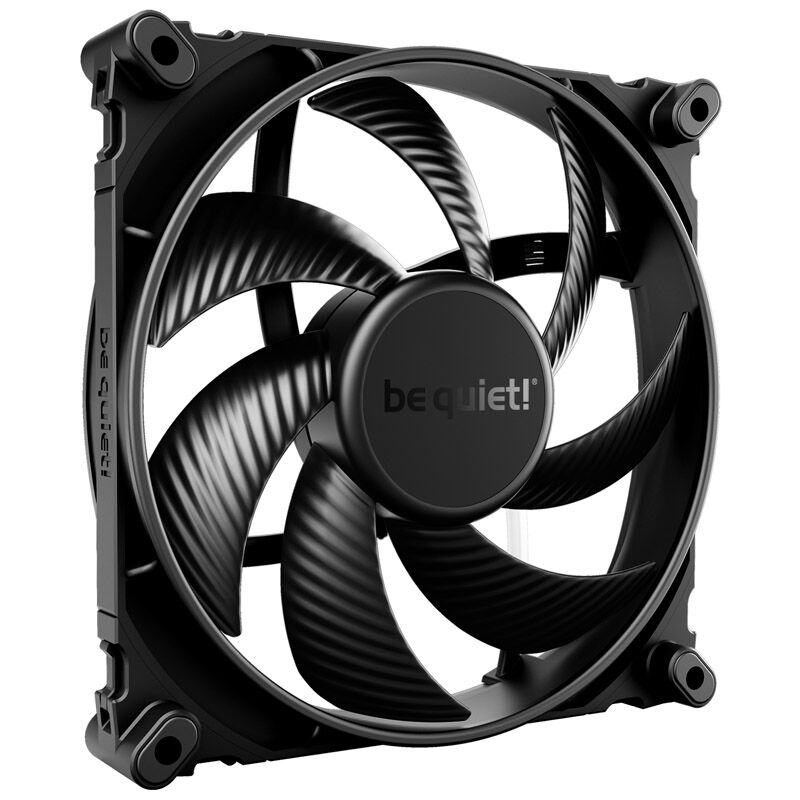 be quiet! Silent Wings 4 PWM vifte 140 mm High Speed svart forfra