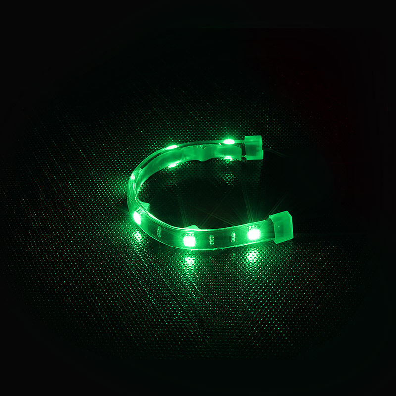 BitFenix Alchemy Aqua 6x LED-strip 20 cm grønn forfra