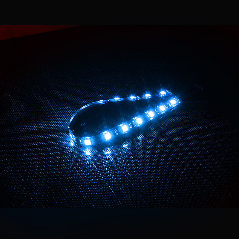 BitFenix Alchemy Connect 15x LED-strip 30 cm blå forfra
