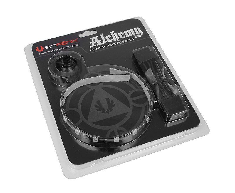 BitFenix Alchemy Connect 15x LED-strip 30 cm blå montert