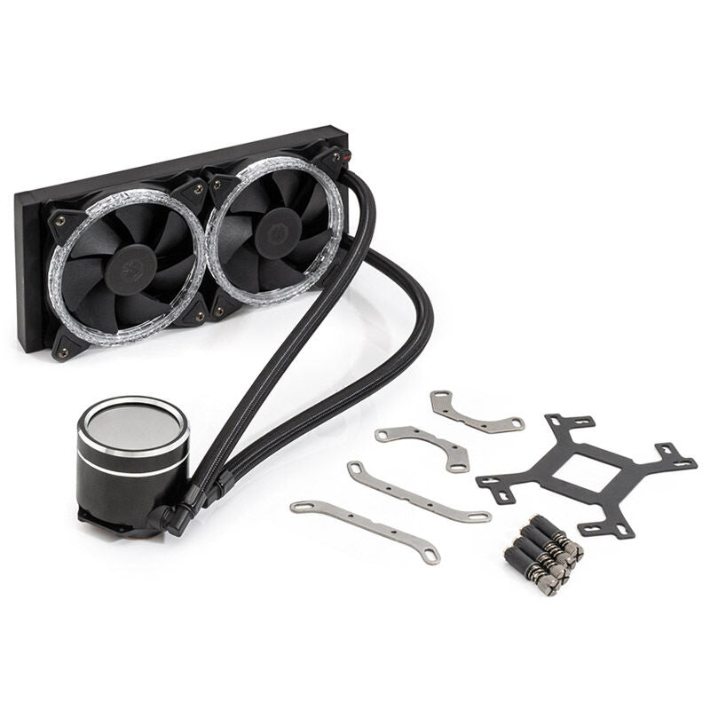 Bitspower Cyclops 240 AIO vannkjøling 240 mm ARGB svart bakside