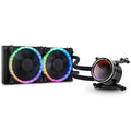Bitspower Cyclops 240 AIO vannkjøling 240 mm ARGB svart forfra