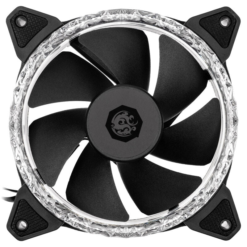Montert Bitspower Cyclops 240 AIO vannkjøling 240 mm ARGB svart i PC