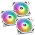 Bitspower Notos RGB PWM vifte 120 mm hvit front