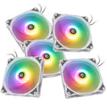 Bitspower Notos RGB PWM vifte 120 mm hvit forfra
