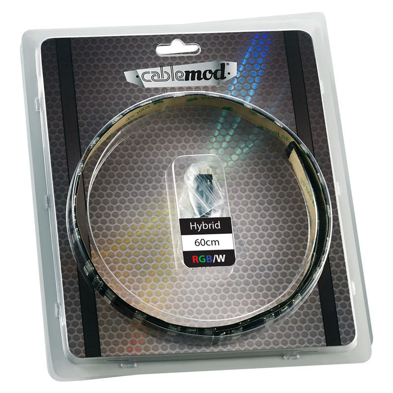 CableMod WideBeam Hybrid LED Strip montert i PC