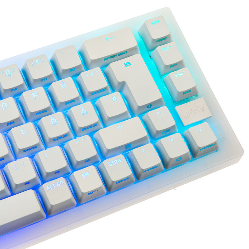 Cherry Xtrfy K5 TKL gamingtastatur 65% RGB Kailh Red - Cherry Xtrfy