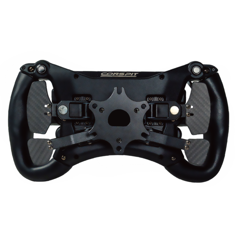 Montert Conspit 300GT Wheel simracingratt karbon/aluminium svart i simrigg