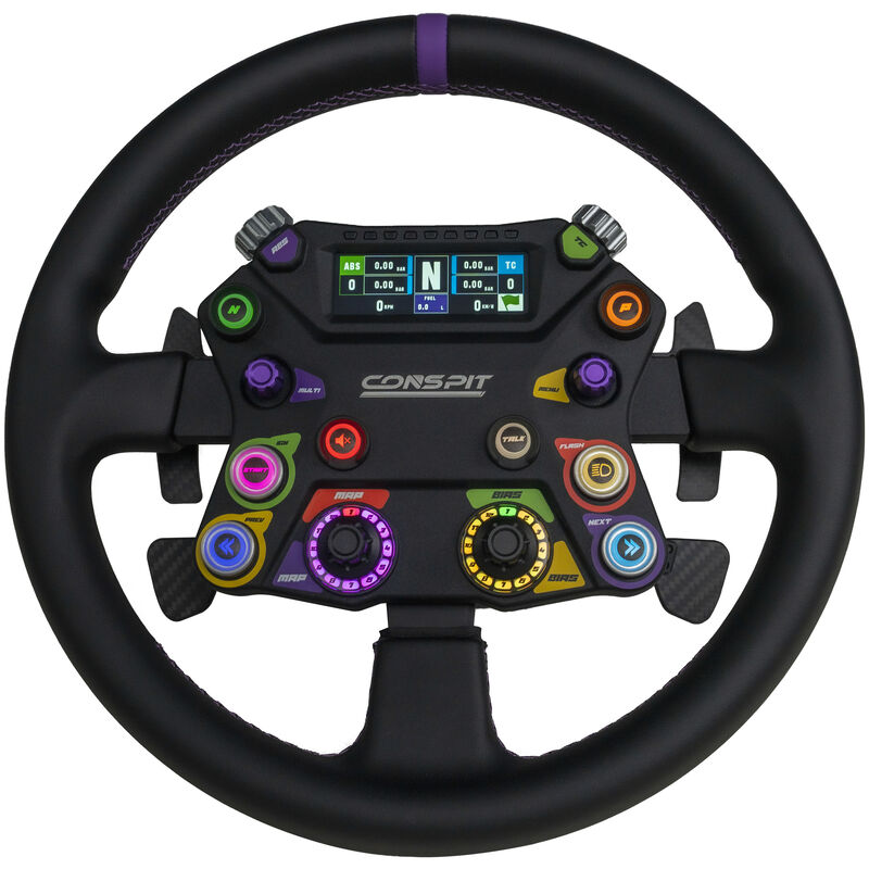 CONSPIT 310 APEX simracingratt 310 mm ARGB display svart bakside
