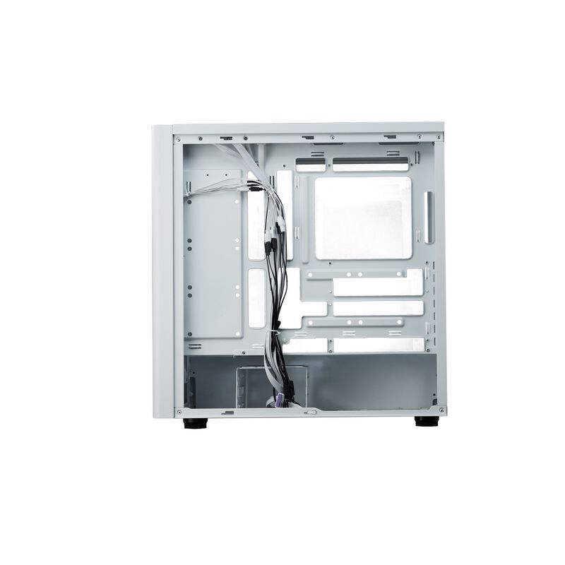 Montert Cooler Master Elite 502 ARGB kabinett med hardware innvendig