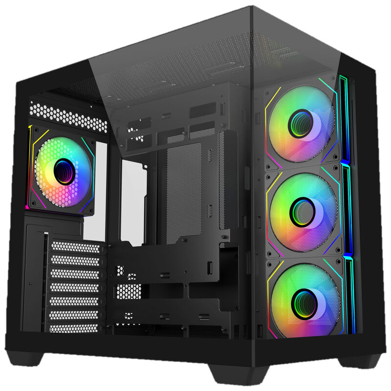 Cooler Master Elite 681 kabinett midtårn ATX herdet glass forfra