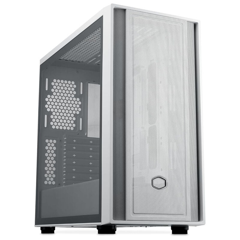 Cooler Master MasterBox 600 Lite kabinett hvit forfra