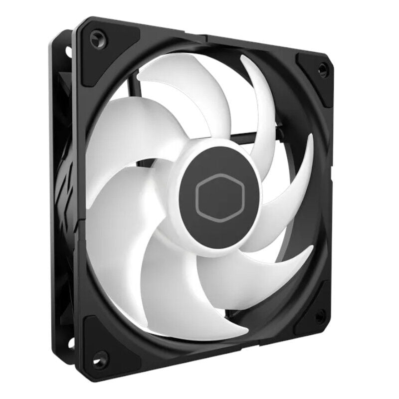 Detalj nærbilde av Cooler Master SickleFlow Edge 120 ARGB vifte 120 mm PWM svart