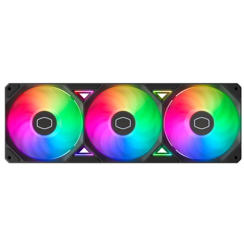 Cooler Master SickleFlow Edge 360 ARGB viftesett 3x120 mm svart kabeltilkoblinger