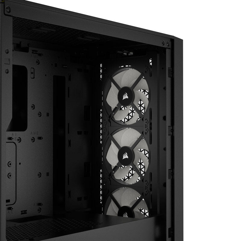 Corsair 3000D Airflow RGB kabinett åpent sidepanel