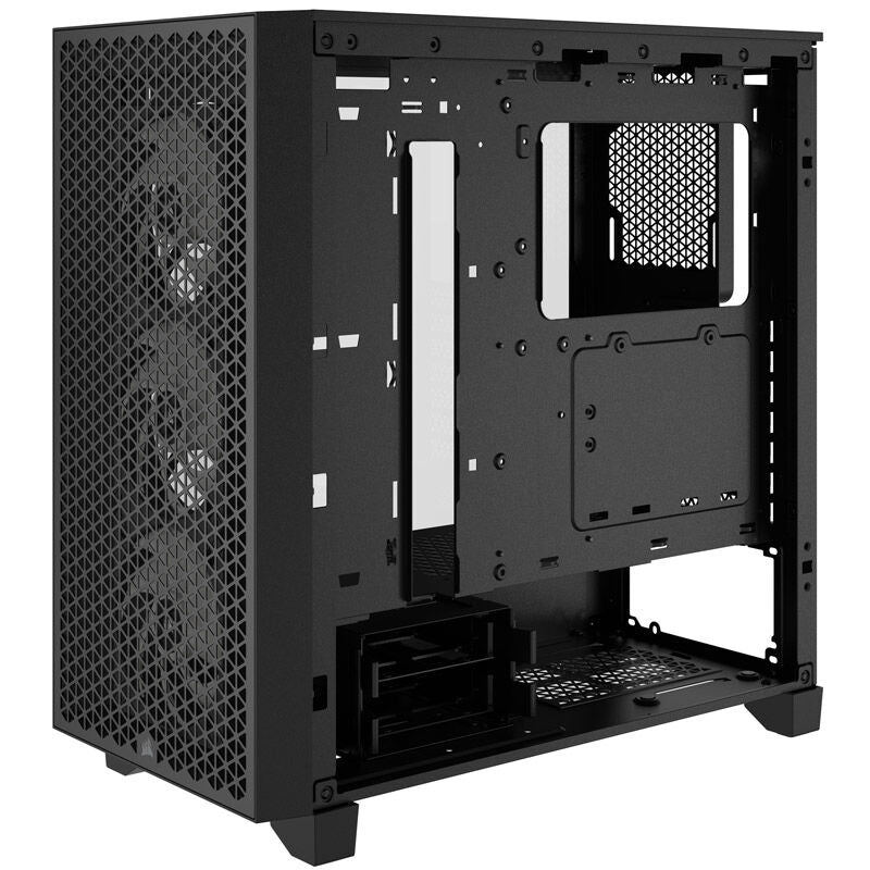 Corsair 3000D Airflow RGB kabinett med RGB-belysning aktivert
