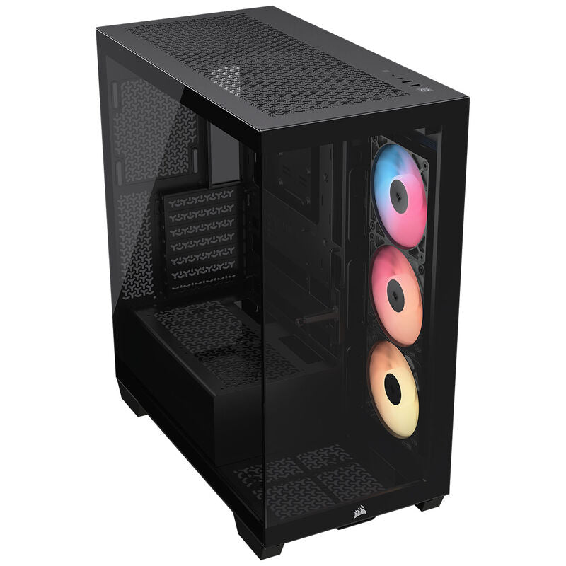 Corsair 3500X RS-R kabinett midtårn E-ATX RGB herdet glass svart bakside