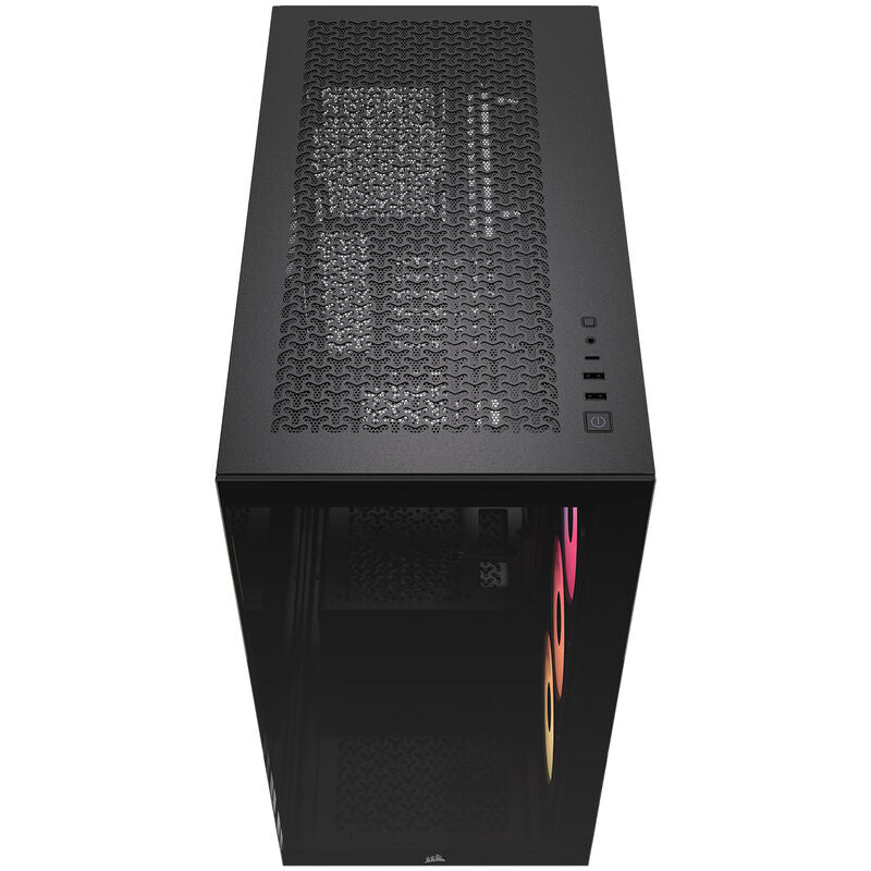 Corsair 3500X RS-R kabinett midtårn E-ATX RGB herdet glass svart montert