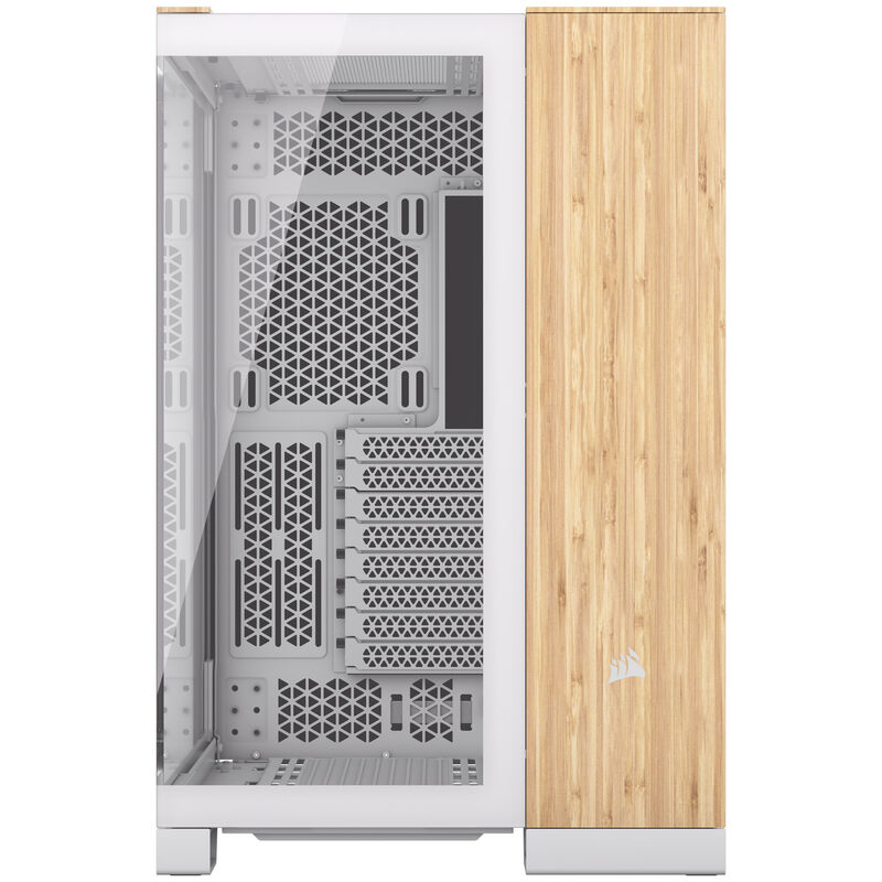 Corsair 6500X kabinett bakside med ventilasjon