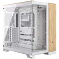 Corsair 6500X kabinett front hvit bambus design