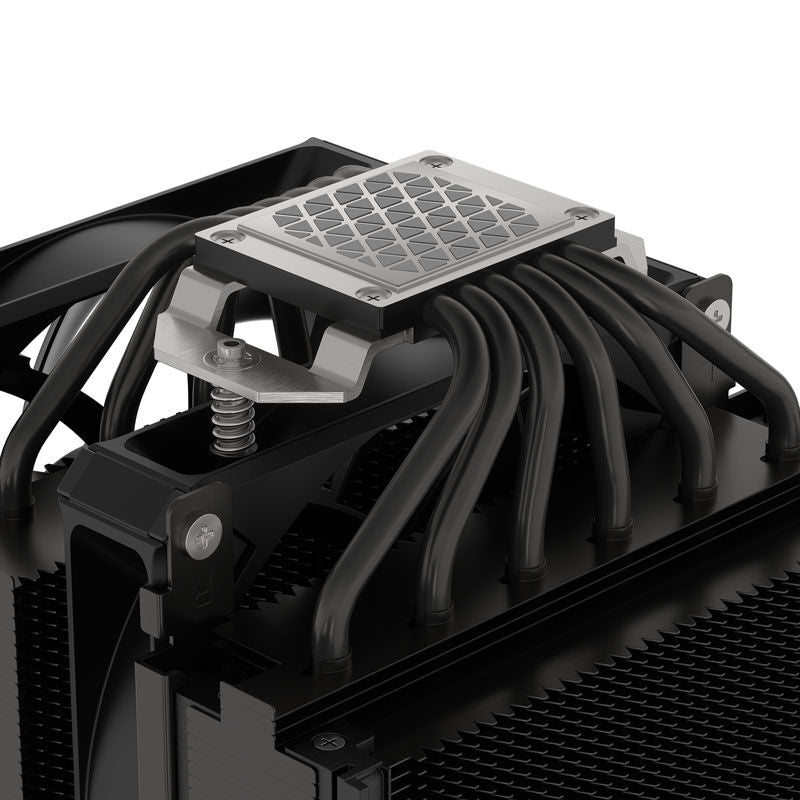 Corsair A115 CPU-kjøler dobbelttårn vifte detalj
