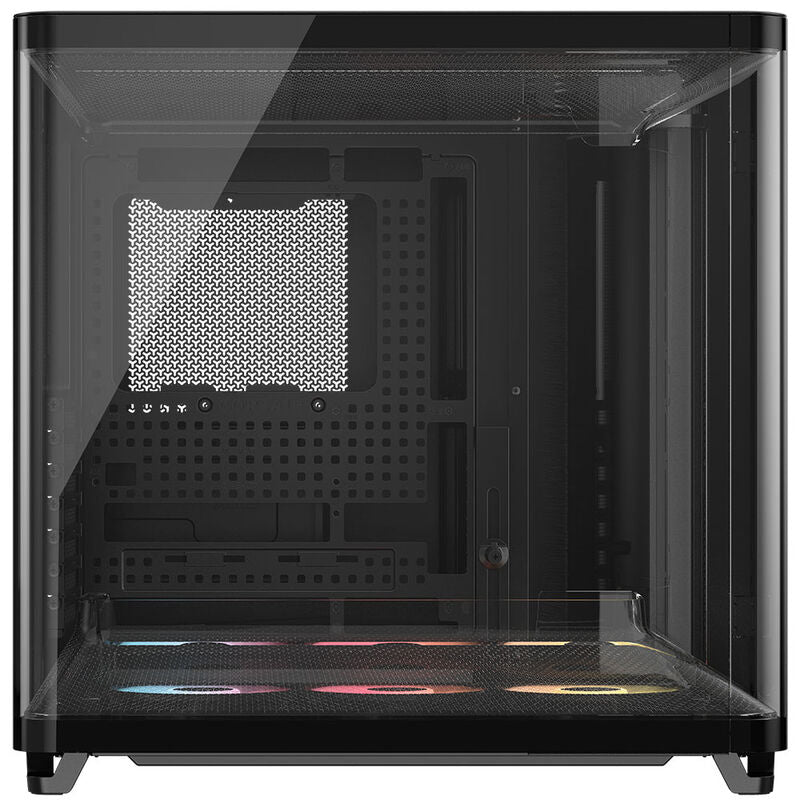 Detalj av ARGB-vifter i Corsair AIR 5400 RS-R ARGB kabinett
