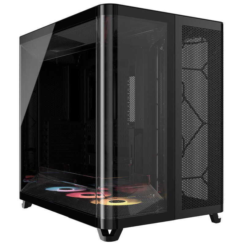 Corsair AIR 5400 RS-R ARGB kabinett midtårn herdet glass svart forfra