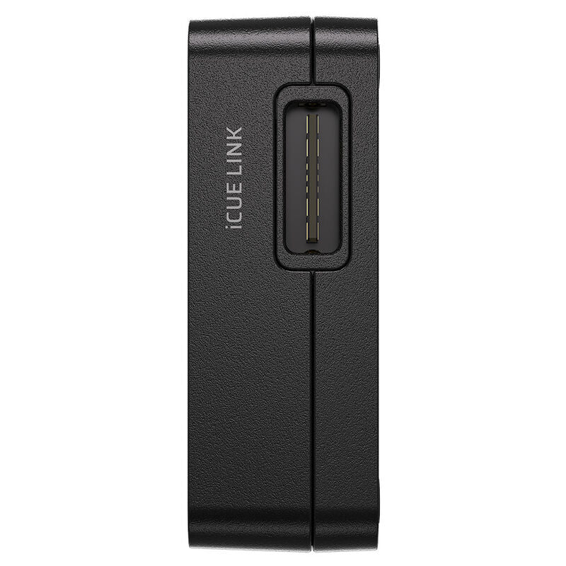 Corsair Commander Duo ARGB viftestyring iCUE LINK svart i bruk med iCUE software